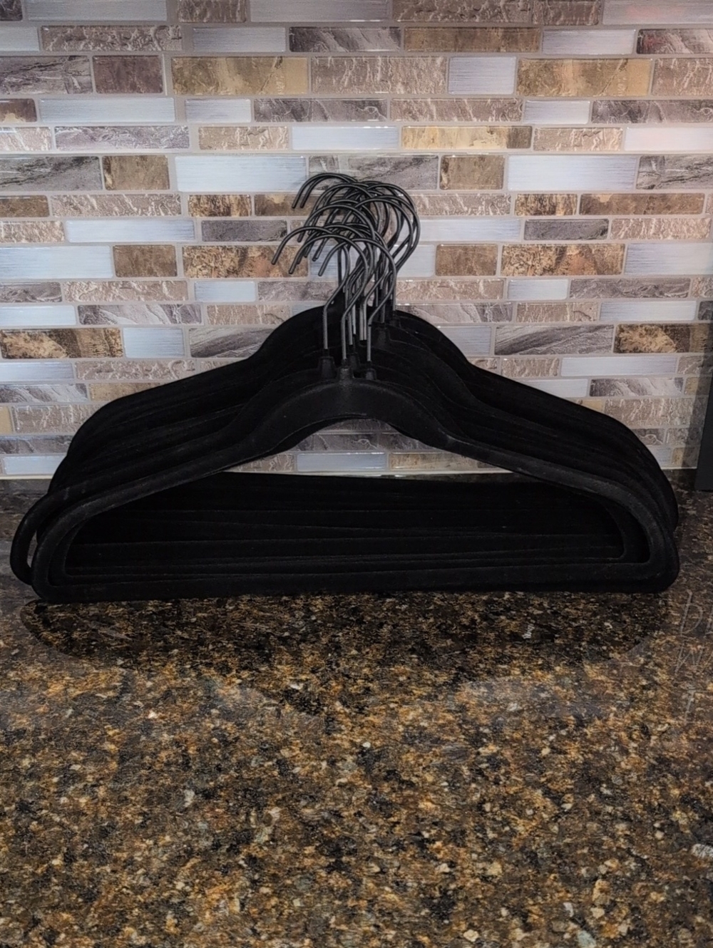 Non-Brand Black Velvet Slim Suit Hangers - 20 Pack
